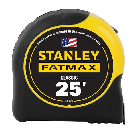 25 ft STANLEY FATMAX Classic Tape Measure