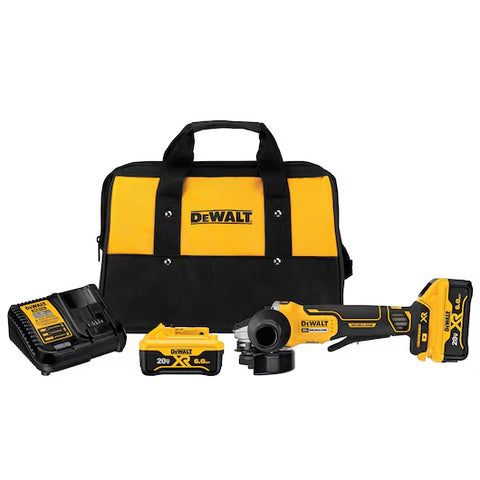 20V MAX* XR 4.5 in. Paddle Switch Small Angle Grinder Kit with KICKBACK BRAKE